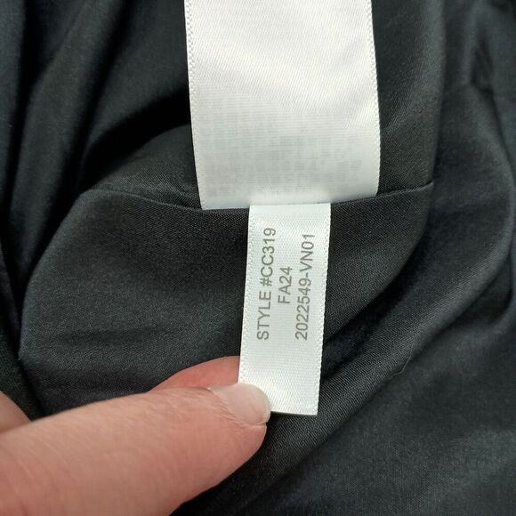 J Crew Dress 6 Petite Black Sleeveless V Neck Shift Mini Dress Lined CC319 NWT - Picture 9 of 9